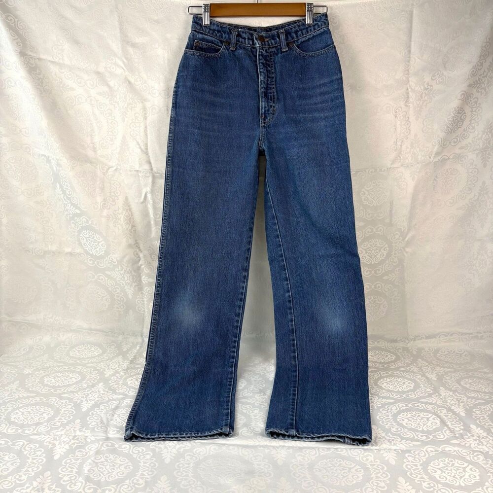 Calvin Klein Vintage Made in USA 80's Medium Wash Straight Leg Mom Jeans 10 / 25
